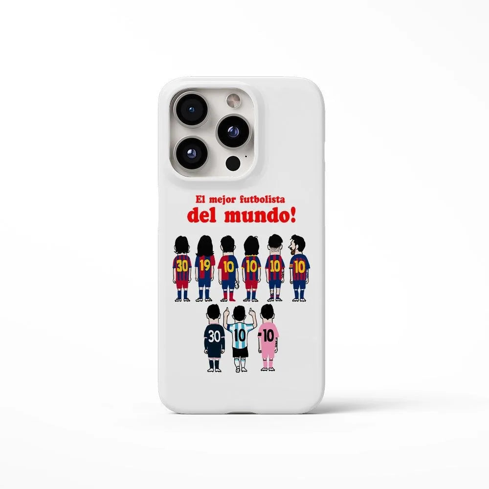 Messi Gloss Elite 🔥📱⚽ | Coque iPhone Fan Messi Finition Brillante – iPhone 11→17 | 2 Coloris