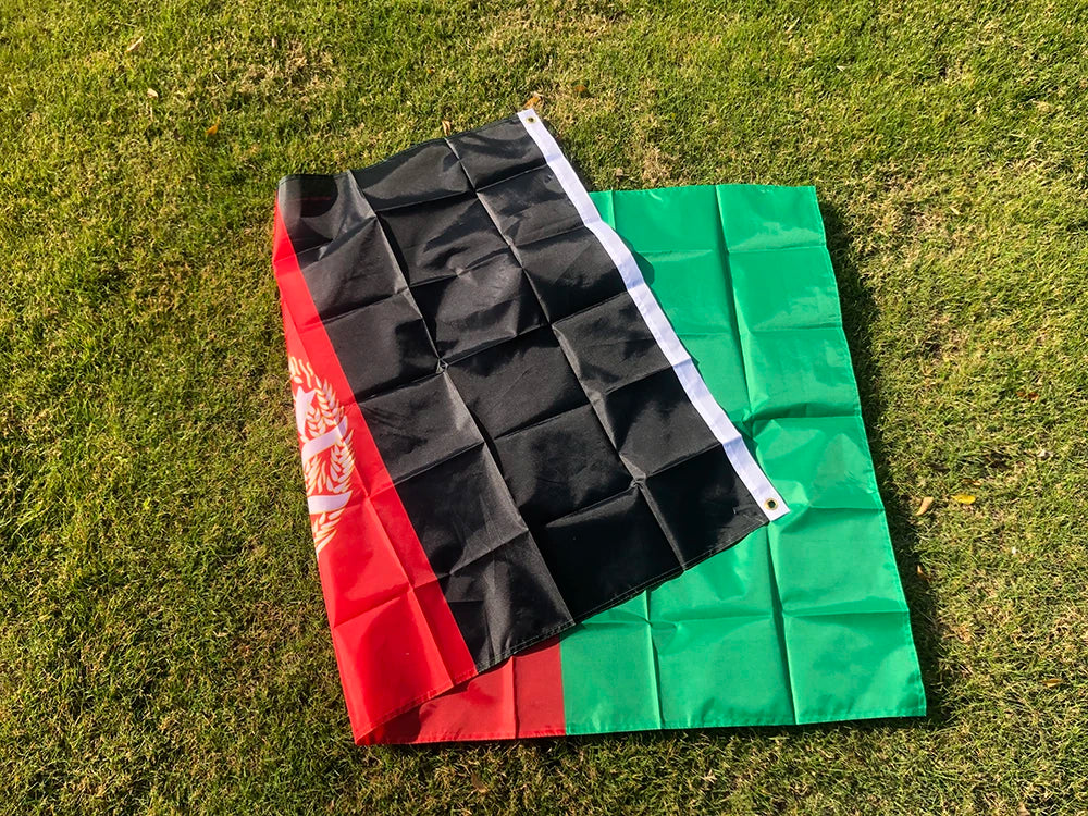 🇦🇫 Affiche Fièrement Tes Couleurs ! | Drapeau Afghanistan Premium 90x150 cm