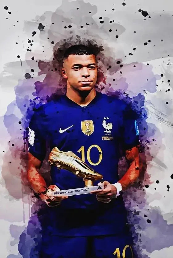 Watercolor Football Art 🔥🎨⚽ | Quand Le Football Devient Une Œuvre D'Art