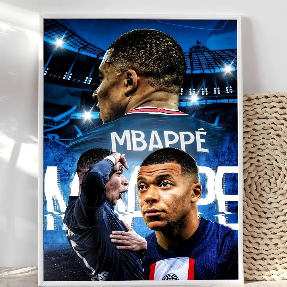Mbappé Speed Wall Art 🔥⚡🇫🇷 | La Vitesse d'un Champion Sur Ton Mur