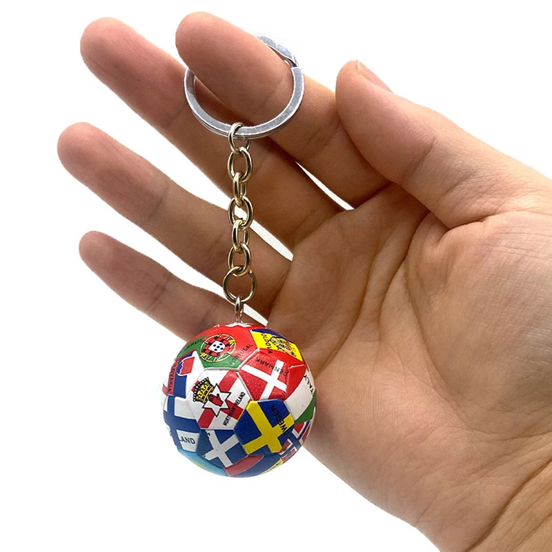 Porte-clés Football 32 Nations ⚽🔥 | Accessoire Sac & Clé Sport Style 2026