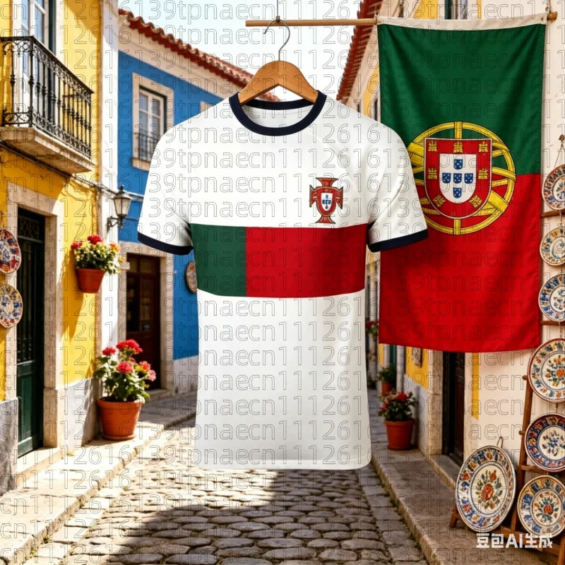 Portugal 2026 Family Jersey | Maillot Supporter Respirant | Enfant & Adulte | 100–160 + S–6XL