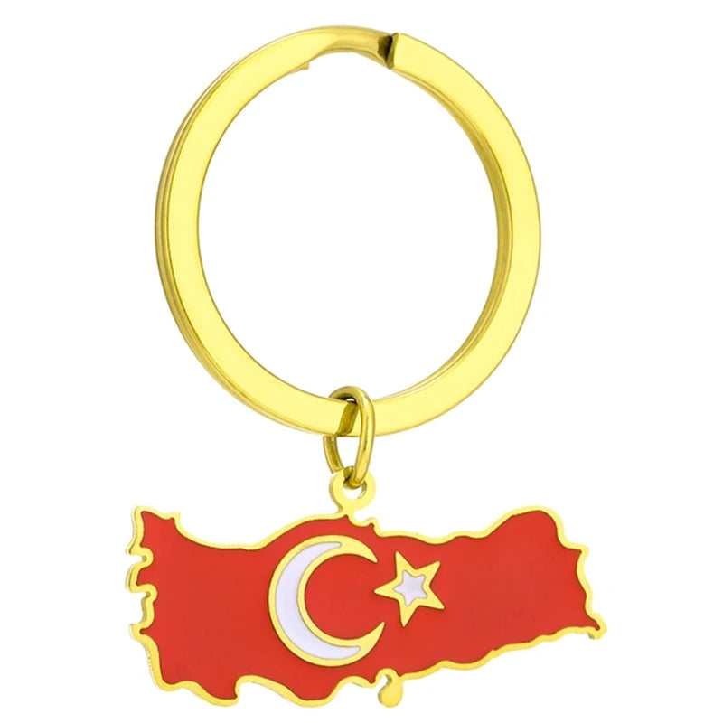 Turkey Map Keychain 🔥🇹🇷🔑 | Emporte La Turquie Partout Avec Toi