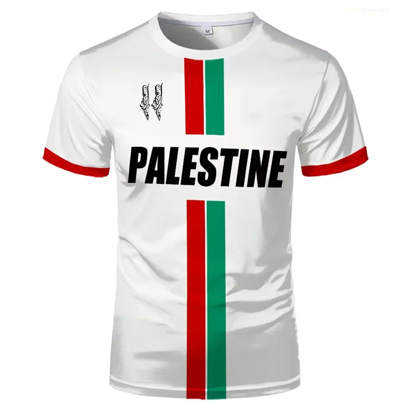 Palestine Pride Tee 🇵🇸🔥 | T-Shirt Manches Longues 3D, 7 Coloris, Tailles S à 5XL