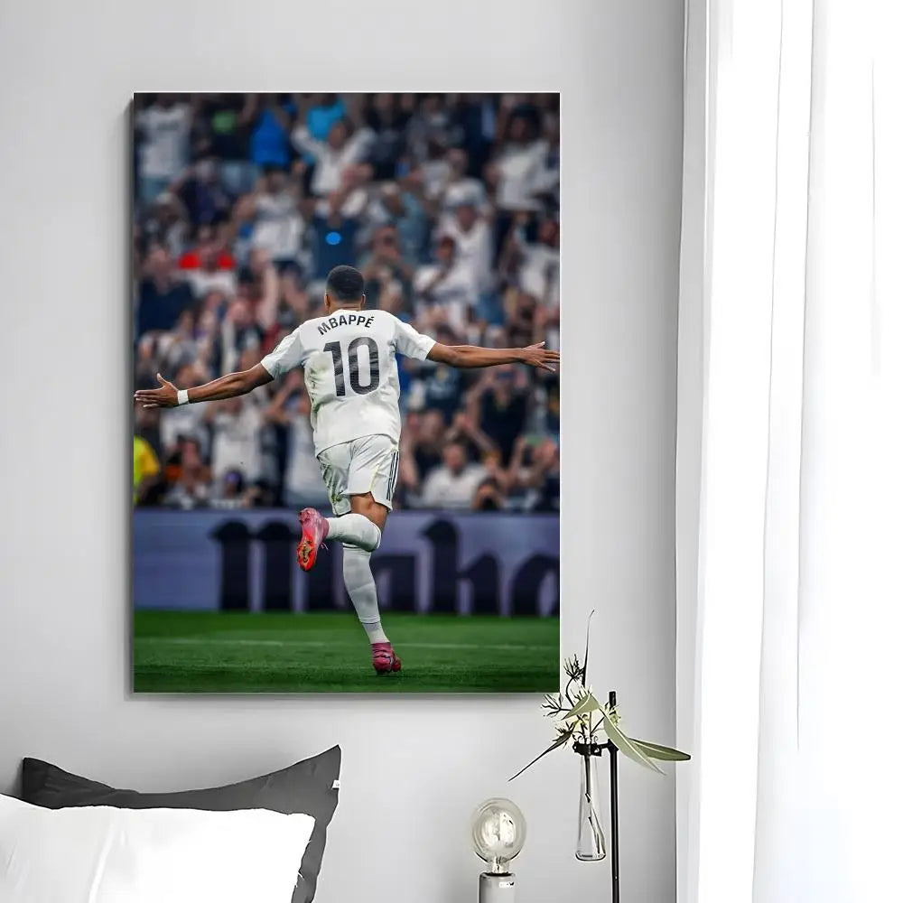 Poster Mbappé Premium 🔥⚽ | 10 Designs Exclusifs | 5 Formats Sans Cadre