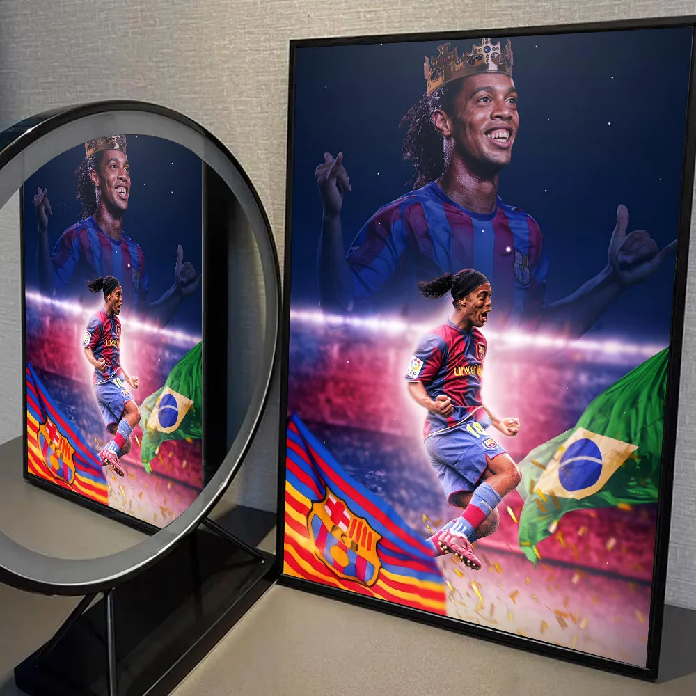 Dinho Magic Wall Art 🔥✨🇧🇷 | L'Art Et La Magie Du Football