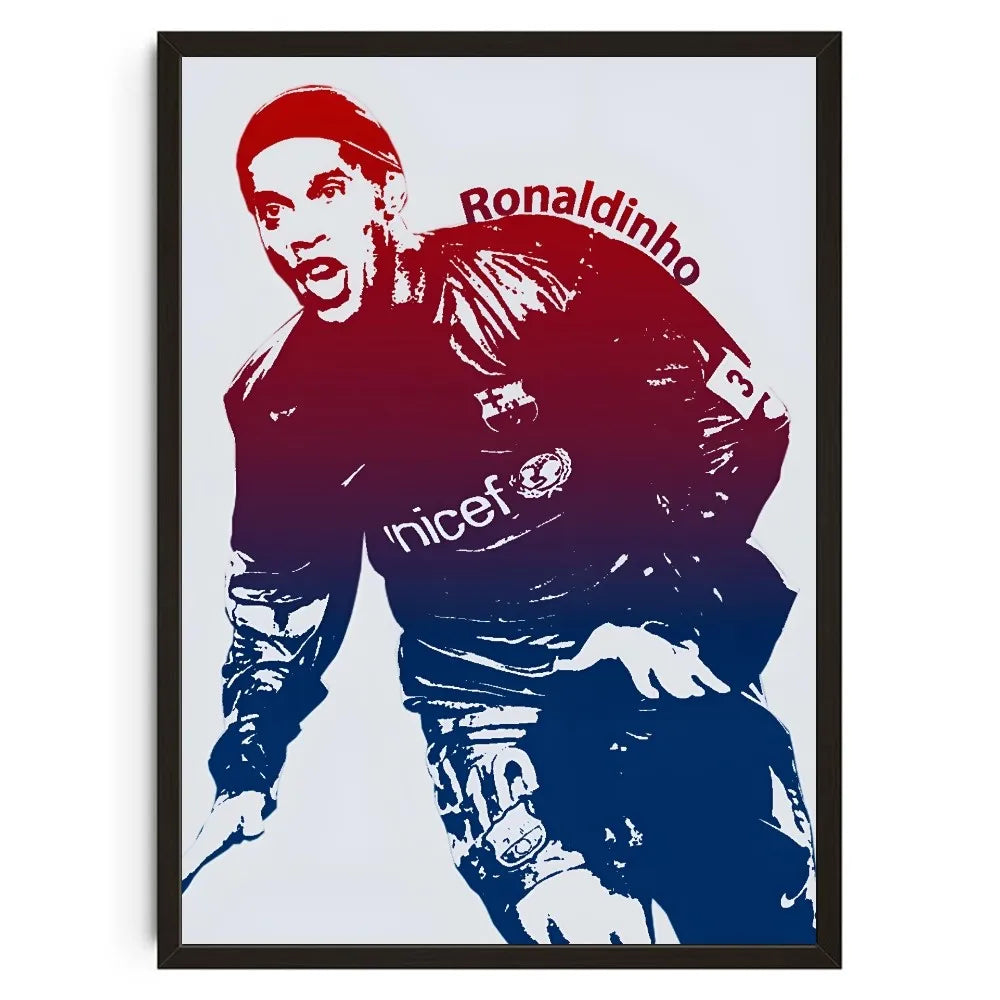 Ronaldinho Magic Wall Art 🔥🇧🇷⚽ | La Magie Du Football Sur Ton Mur