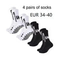 Football Socks ⚽🔥 | 4 Paires Anti-Dérapantes & Respirantes Training Pro