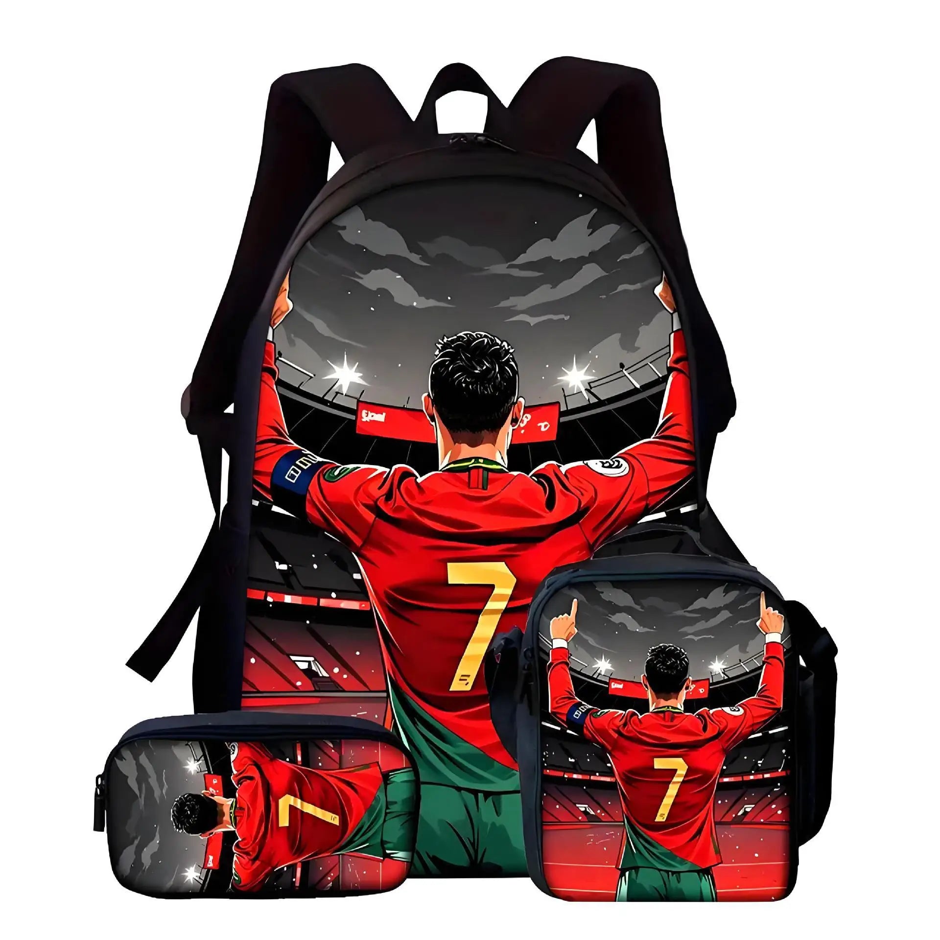⚽🔥 Le pack scolaire CR7 complet ! | 3 pièces pour l’école 🎒