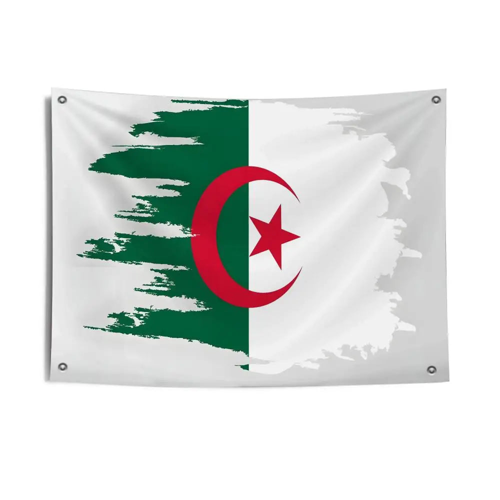 Drapeau Algérien Premium 🇩🇿 | Supporters CdM 2026 – Tissu Résistant