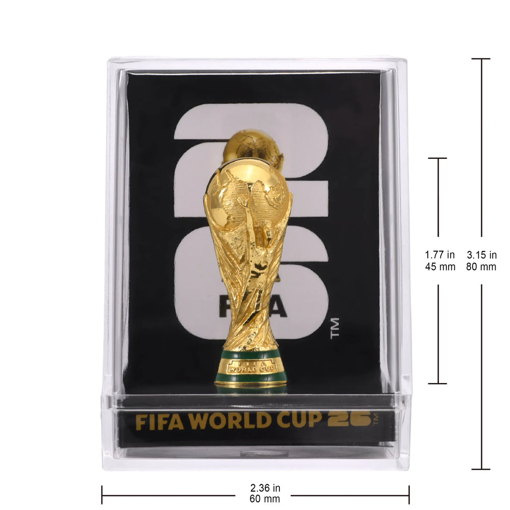 Trophée Réplique Coupe du Monde FIFA 2026 🏆 | Hercules | Souvenir Fan Football | Métal | 4,5 cm