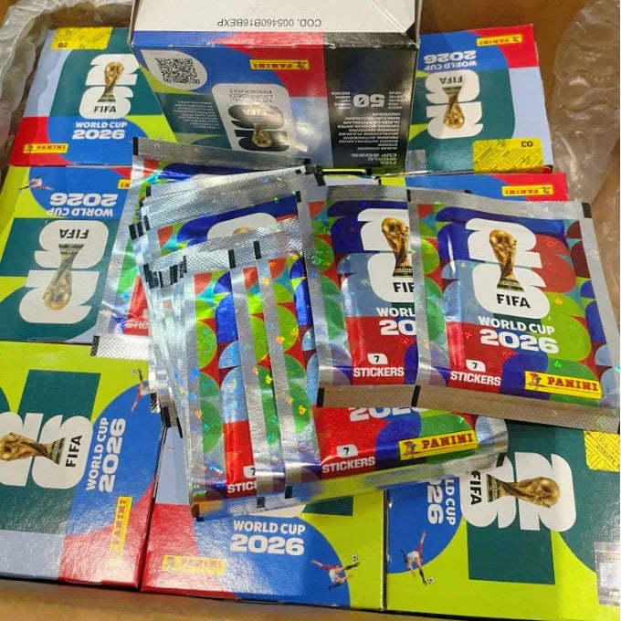 Coffret Collector Autocollants Panini FIFA Coupe du Monde 2026 – 50 Sachets