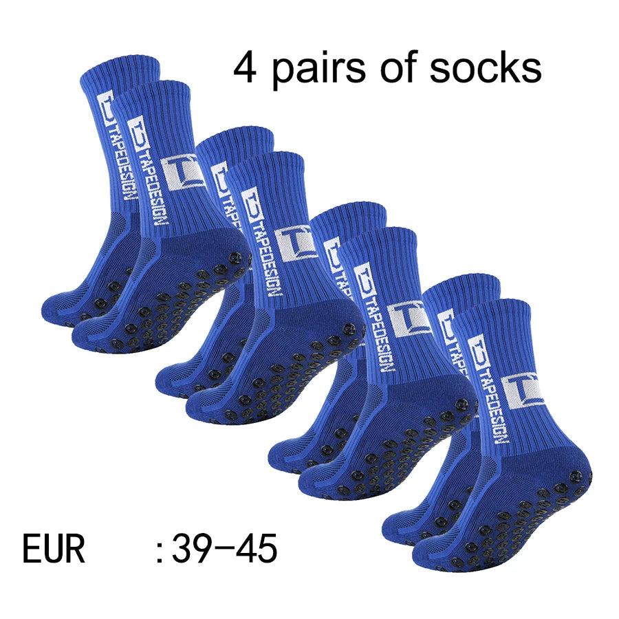 ⚽🧦 Chaussettes Football TC Mid Tube | Pack 4 Paires | Anti-Dérapantes & Respirantes | Entraînement & Match