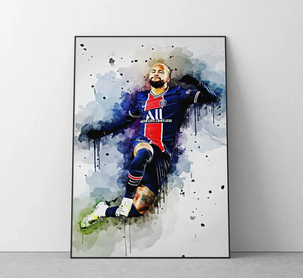 Watercolor Football Art 🔥🎨⚽ | Quand Le Football Devient Une Œuvre D'Art