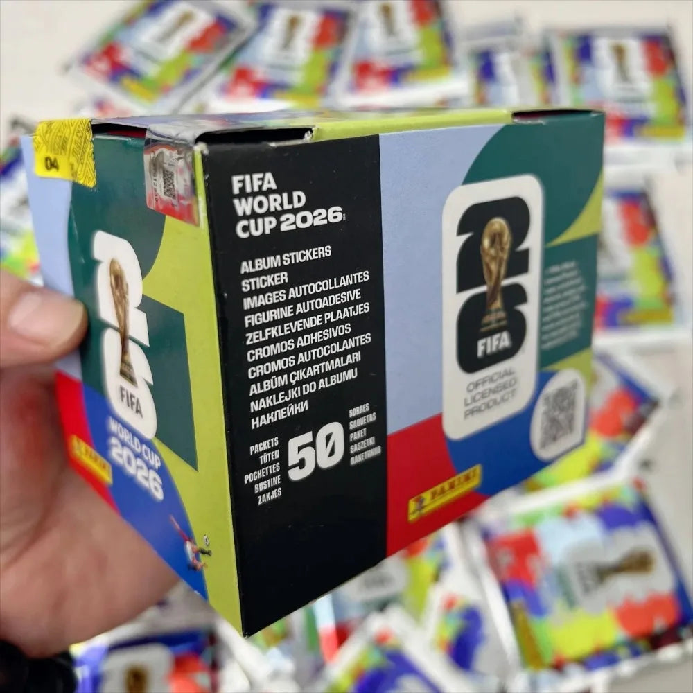 Boîte de 350 Autocollants Panini FIFA Coupe du Monde 2026 – 50 Paquets