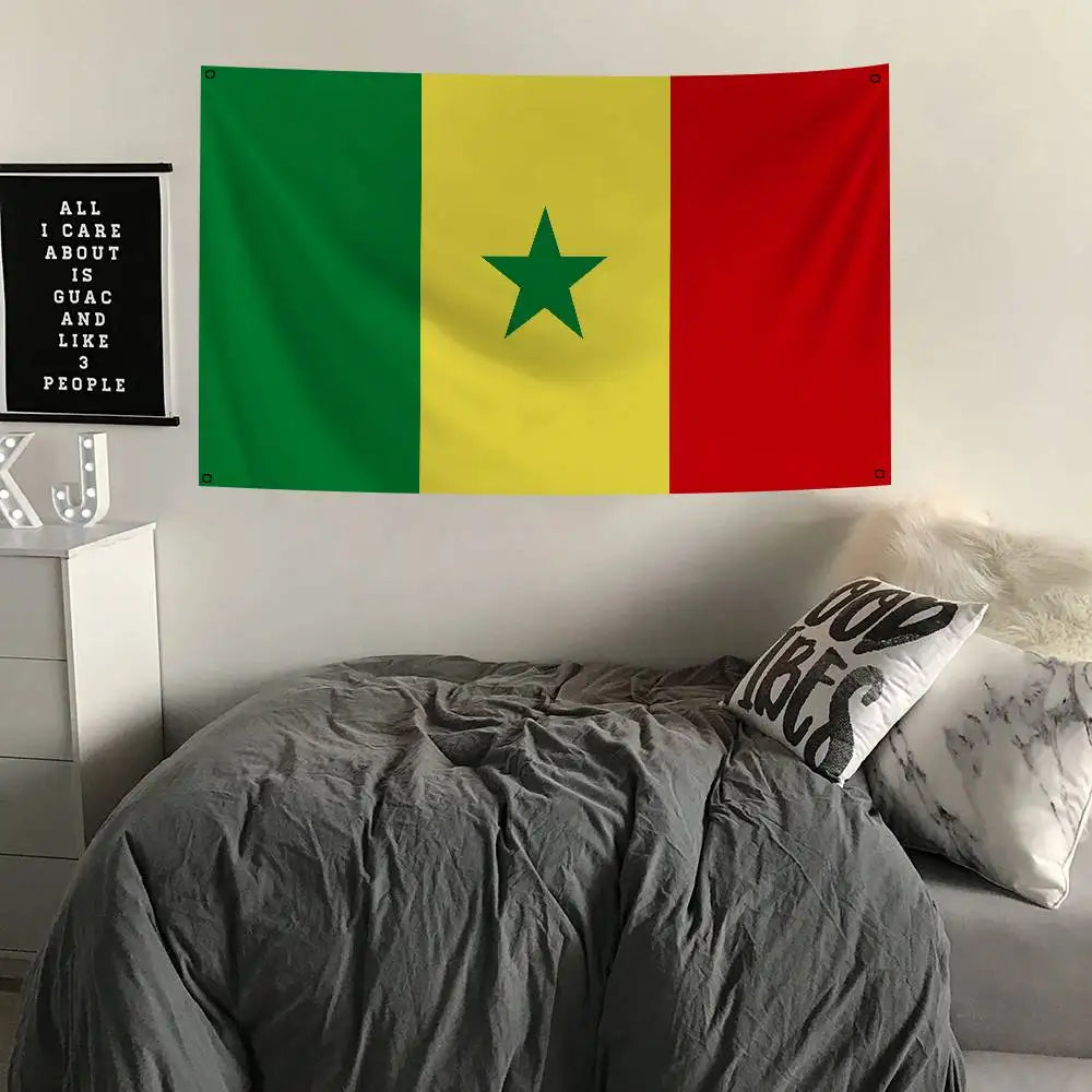 Senegal Flag Banner 🔥🇸🇳 | Décore Ton Espace Avec Fierté
