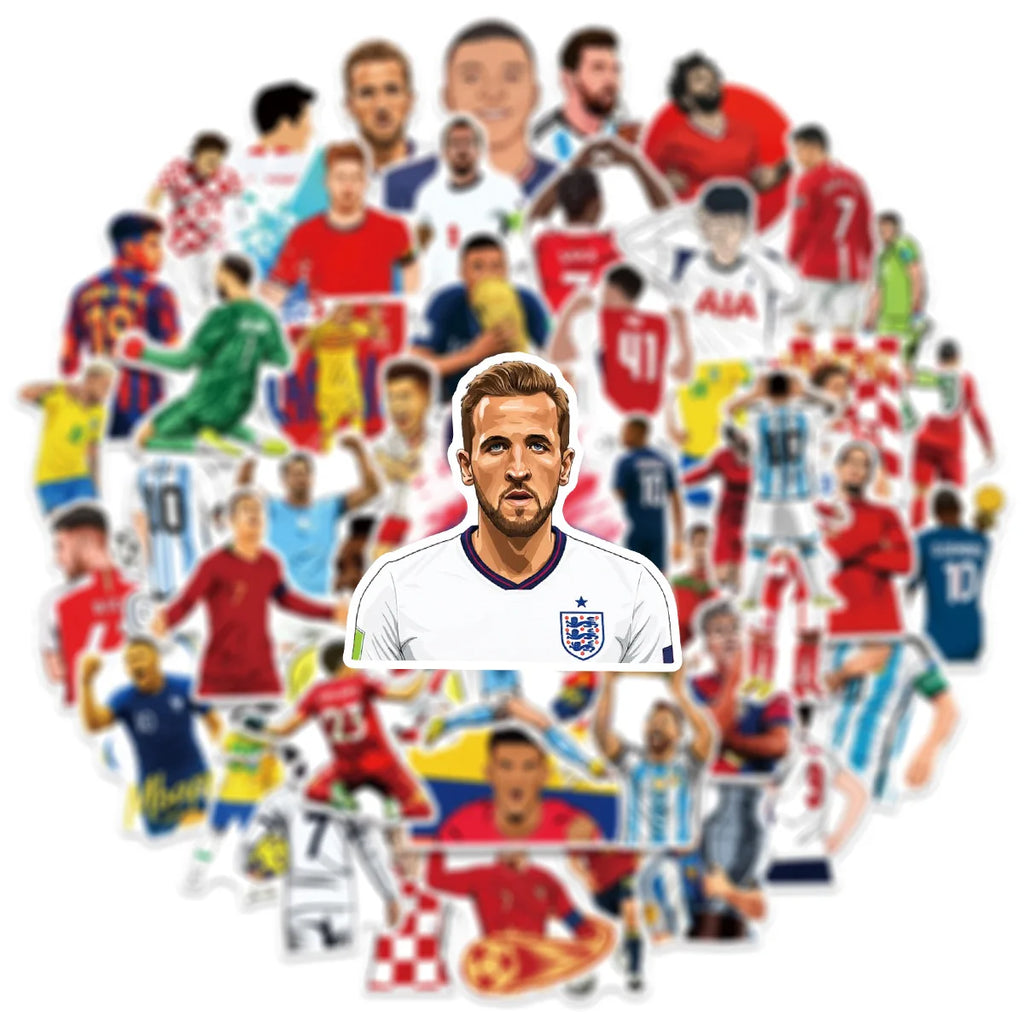 50 Stickers Football ⚽🔥 | Personnalise Tout Comme Un Pro