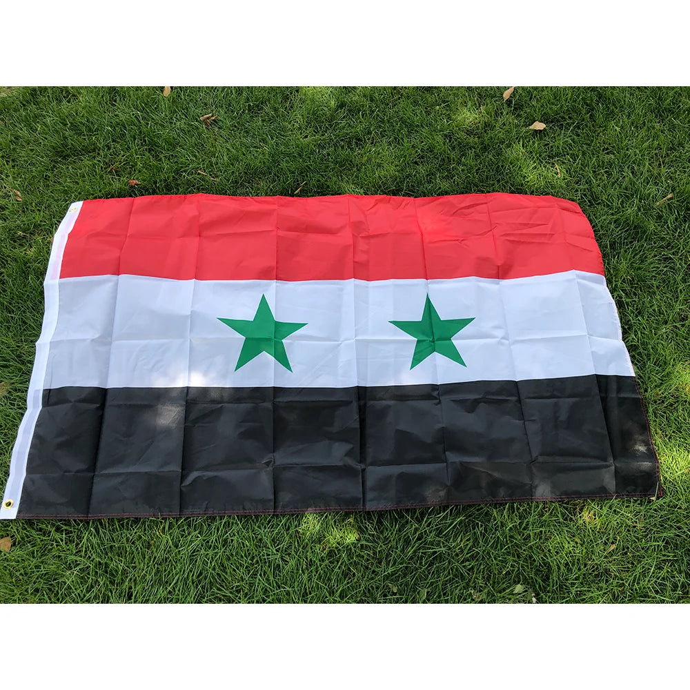 Syria Flag 90×150 🔥🇸🇾🏳️ | Affiche Tes Couleurs Avec Fierté