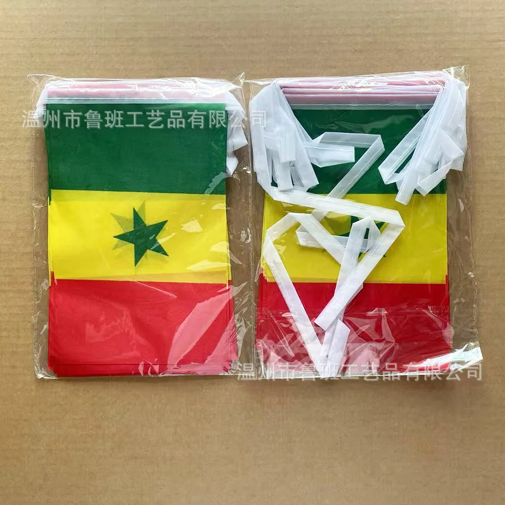 Senegal Bunting Flags 🔥🇸🇳 | Décore Tes Fêtes Avec Style