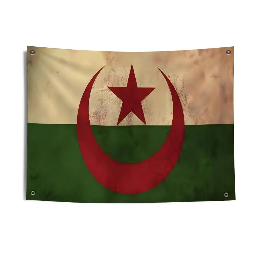 🇩🇿🔥 Drapeau Algérien Premium | Décoration Extérieure & Intérieure Résistante