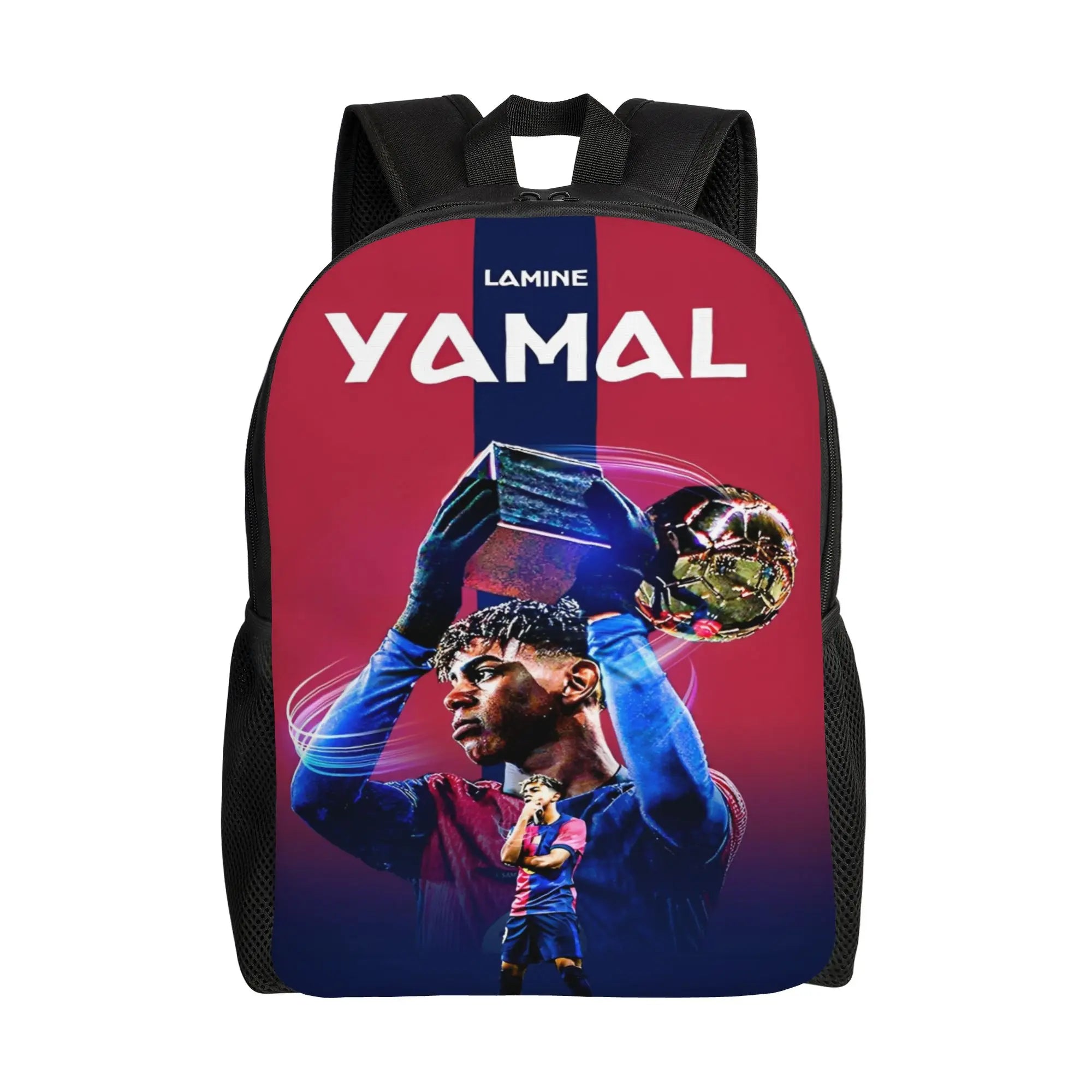 🎒⚽ Sac à Dos Lamine Yamal Soccer 19 | 24 Coloris | École Sport Voyage | Polyester Résistant | Unisexe