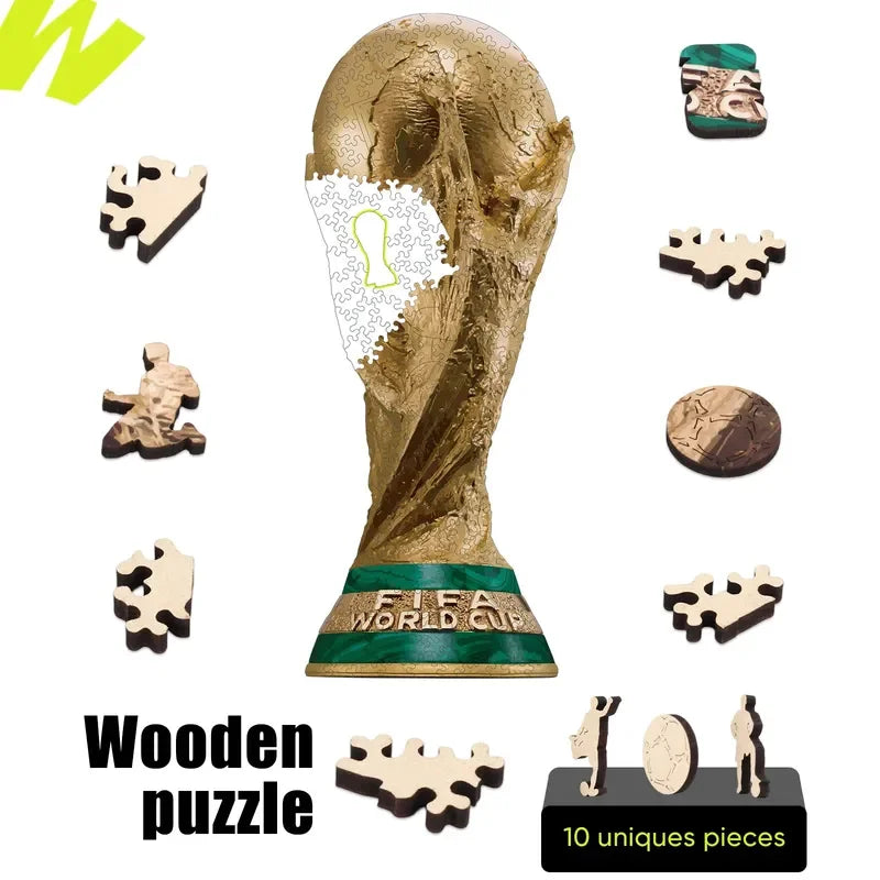Puzzle FIFA 2026 🧩🔥 | Carte USA Canada Mexique en Bois 3D