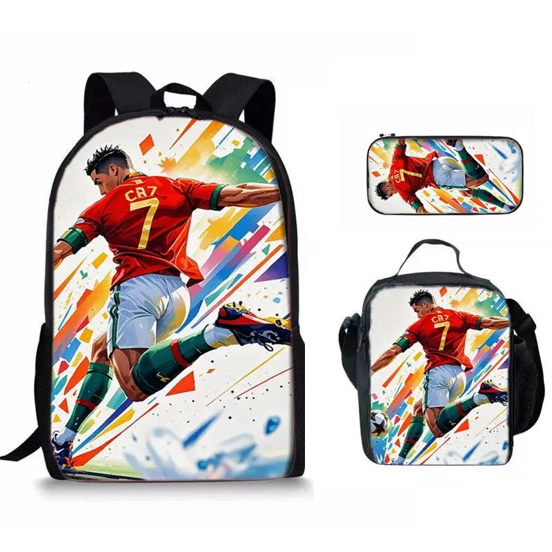 ⚽🔥 Le pack scolaire CR7 complet ! | 3 pièces pour l’école 🎒
