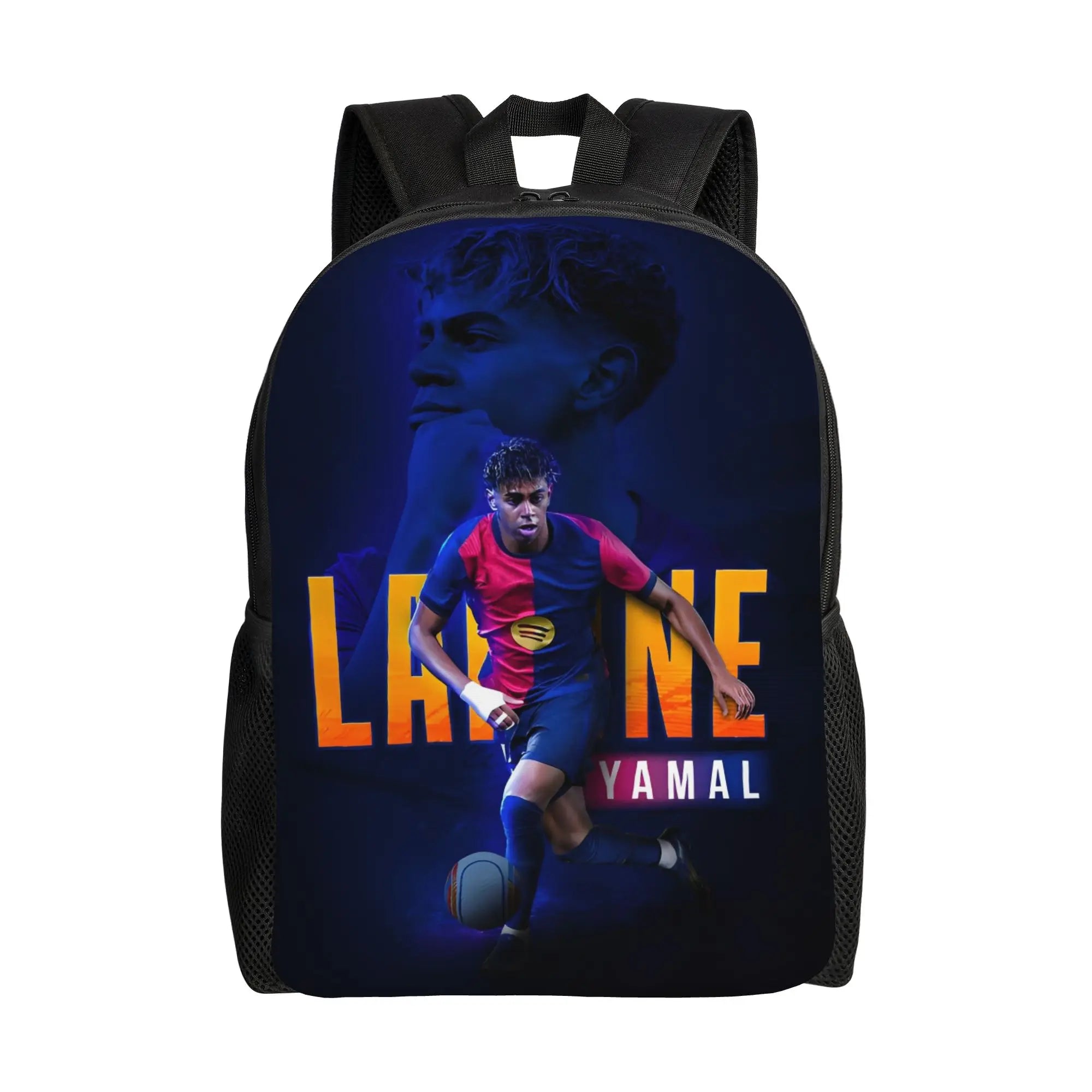🎒⚽ Sac à Dos Lamine Yamal Soccer 19 | 24 Coloris | École Sport Voyage | Polyester Résistant | Unisexe