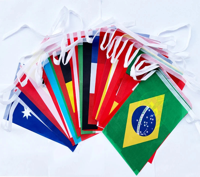 World Flags Festival Banner 🔥🌍🚩 | L'Ambiance Internationale Parfaite