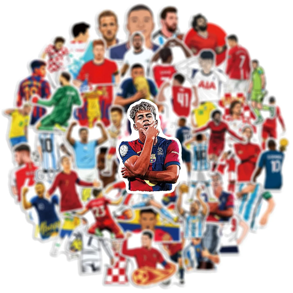 50 Stickers Football ⚽🔥 | Personnalise Tout Comme Un Pro