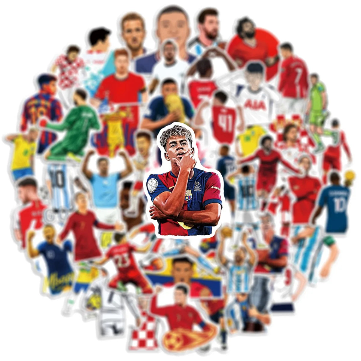 50 Stickers Football ⚽🔥 | Personnalise Tout Comme Un Pro