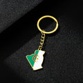 🇩🇿 Représente l’Algérie Partout 🔥 | Porte-Clés Carte Algérienne Premium