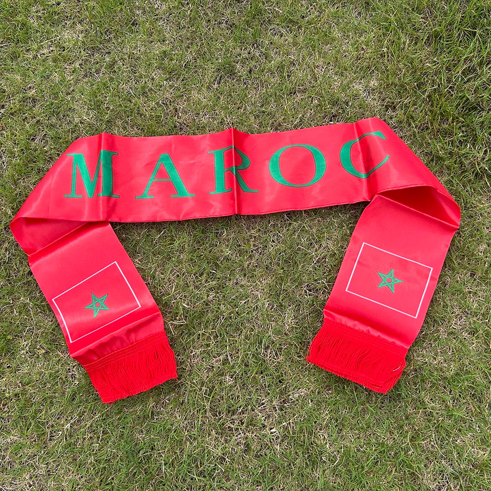 Morocco Scarf Flag 2026 🔥🇲🇦 | Montre Ta Fierté Marocaine
