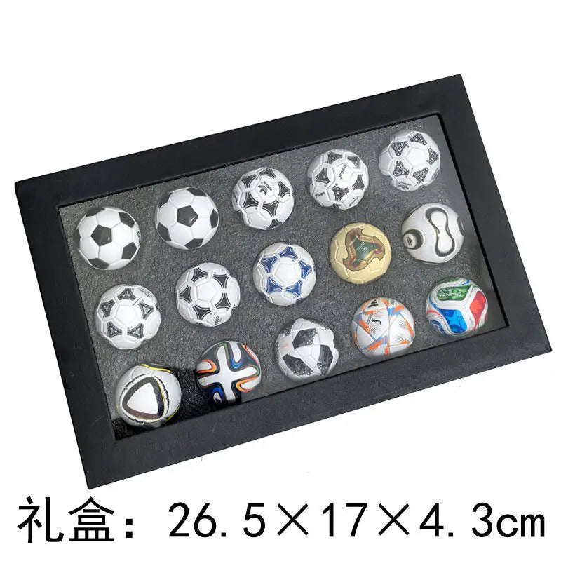 Coffret 15 Mini Ballons de Football ⚽ - Coupe du Monde FIFA 2026 | Boîte Prestige | Cadeau Collector
