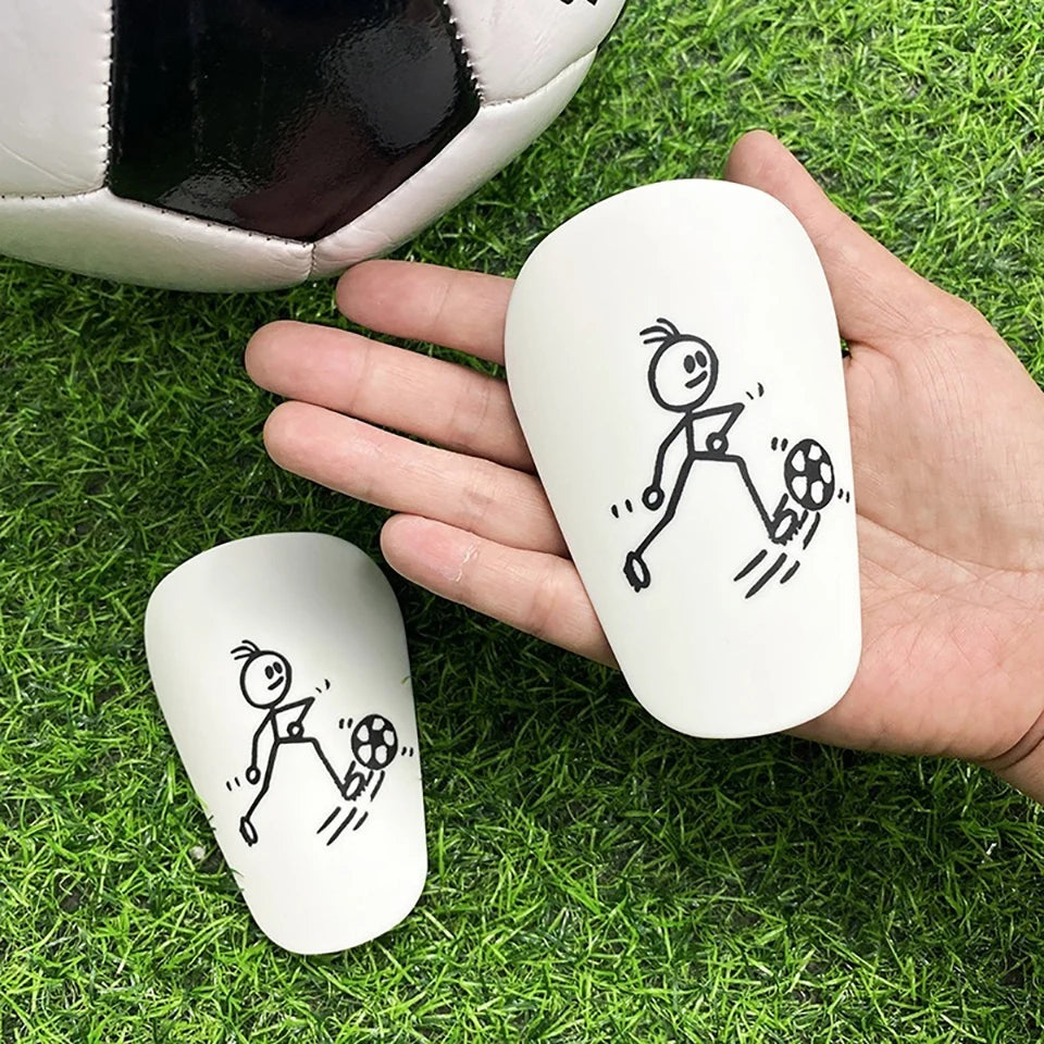 ⚽🔥 Protège-Tibias Loogdeel | Mini Shin Guards EVA+PP | XS & S | Noir & Blanc | Football Entraînement & Match
