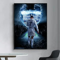 Affiche Toile Cristiano Ronaldo CR7 🐐 | Poster Football Légende | Déco Chambre | 10 Designs | 5 Formats