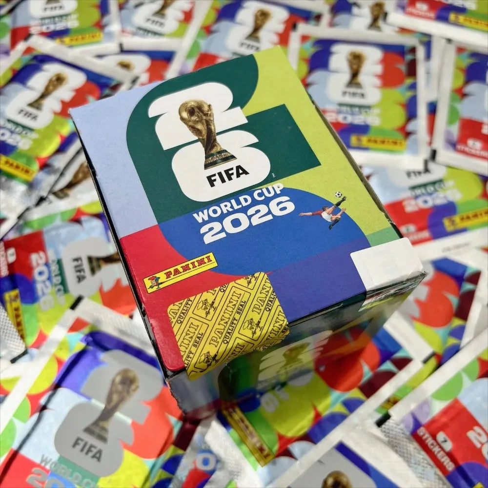 Coffret Panini Officiel FIFA 2026 – Boite 50 Paquets | 980 Autocollants | 48 Équipes