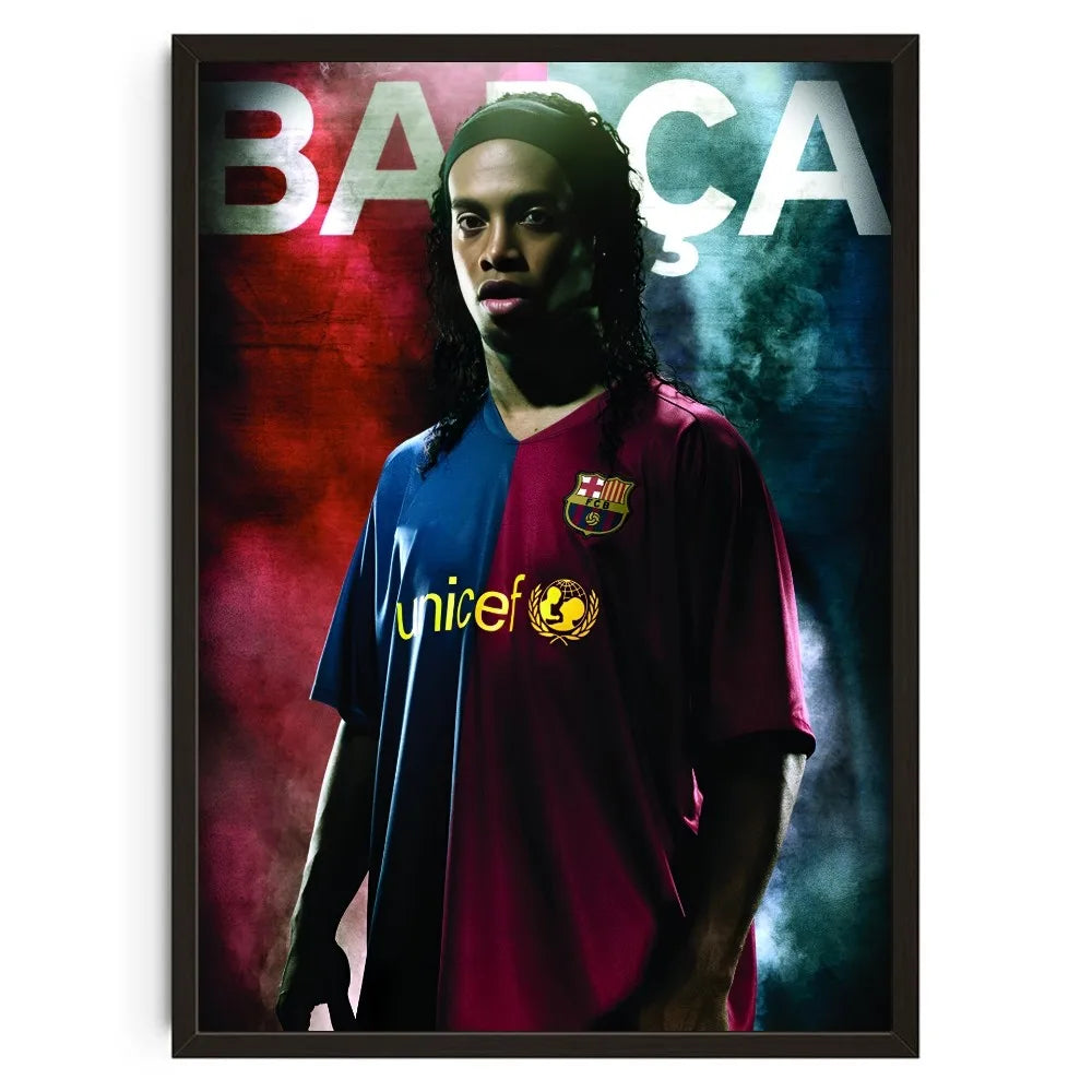 Ronaldinho Magic Wall Art 🔥🇧🇷⚽ | La Magie Du Football Sur Ton Mur
