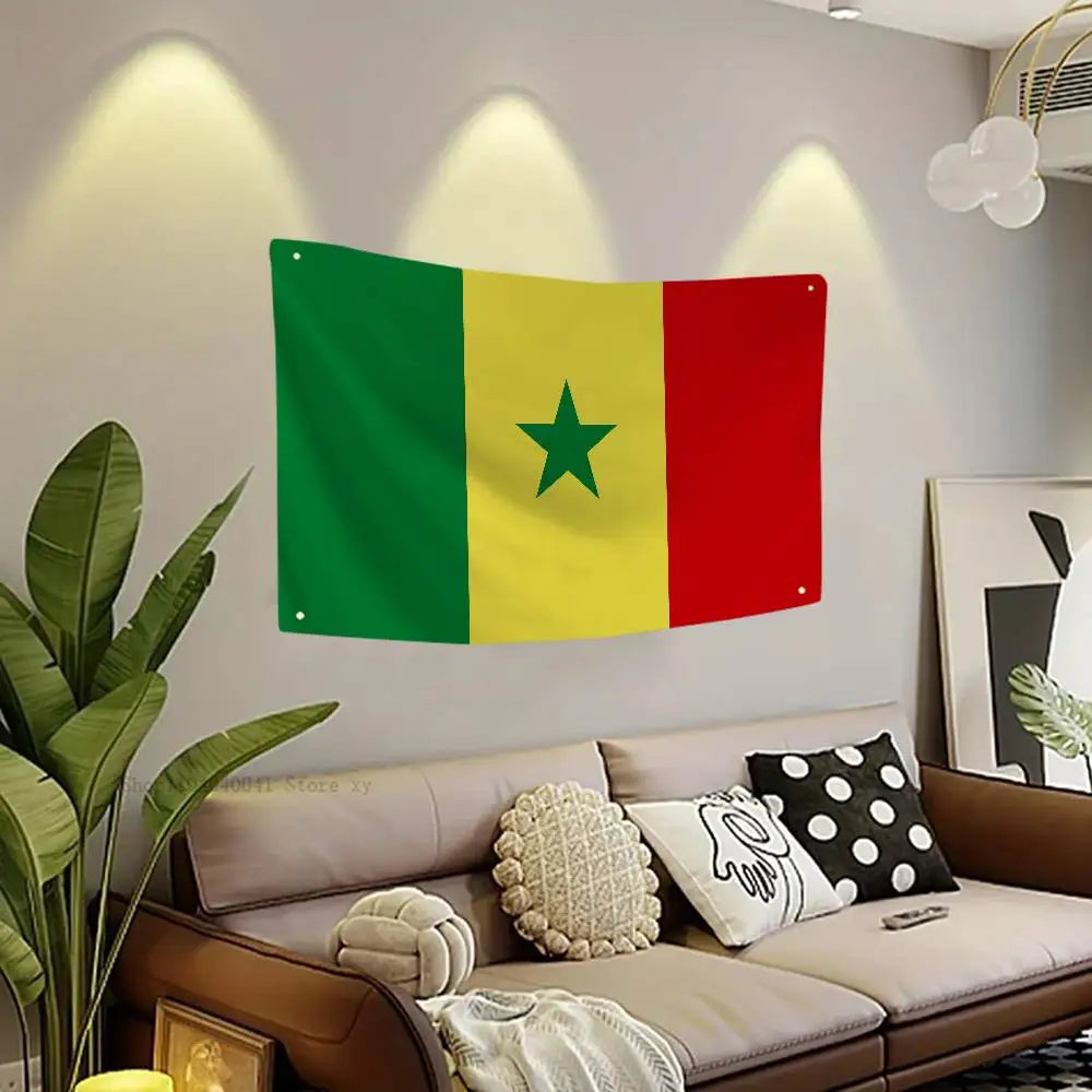 Senegal Flag Banner 🔥🇸🇳 | Décore Ton Espace Avec Fierté