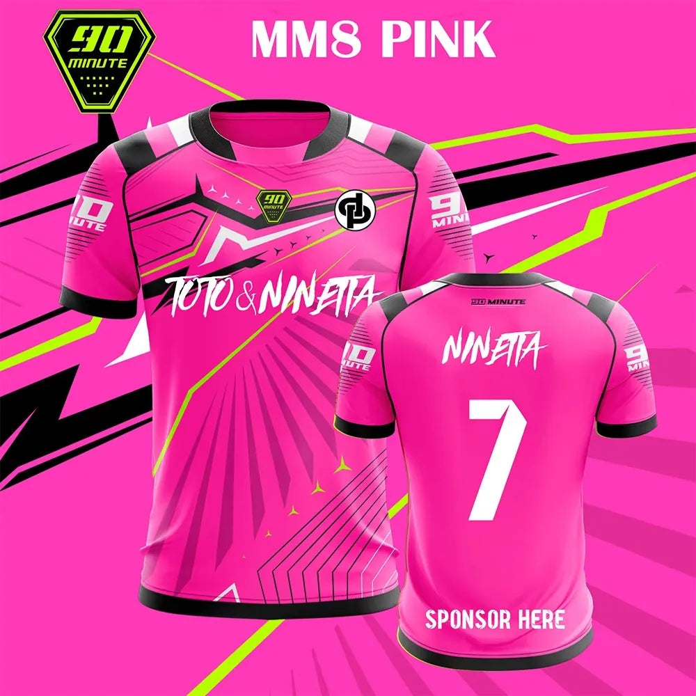 Maillot MM8 Football ⚽🔥 | T-Shirt Sport Respirant 2026 | Numéros 1-14 | Tailles K100 à 6XL
