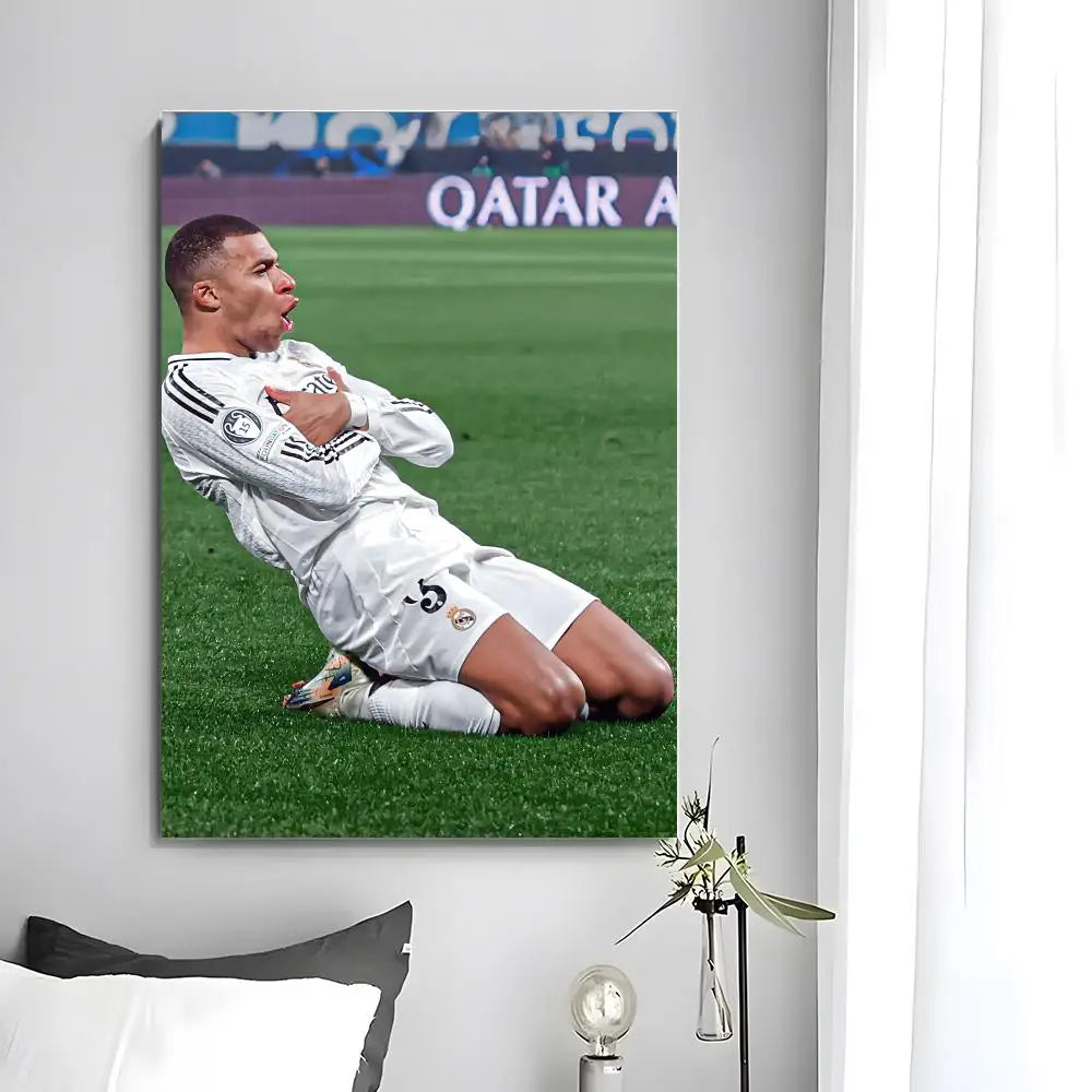 Poster Mbappé Premium 🔥⚽ | 10 Designs Exclusifs | 5 Formats Sans Cadre