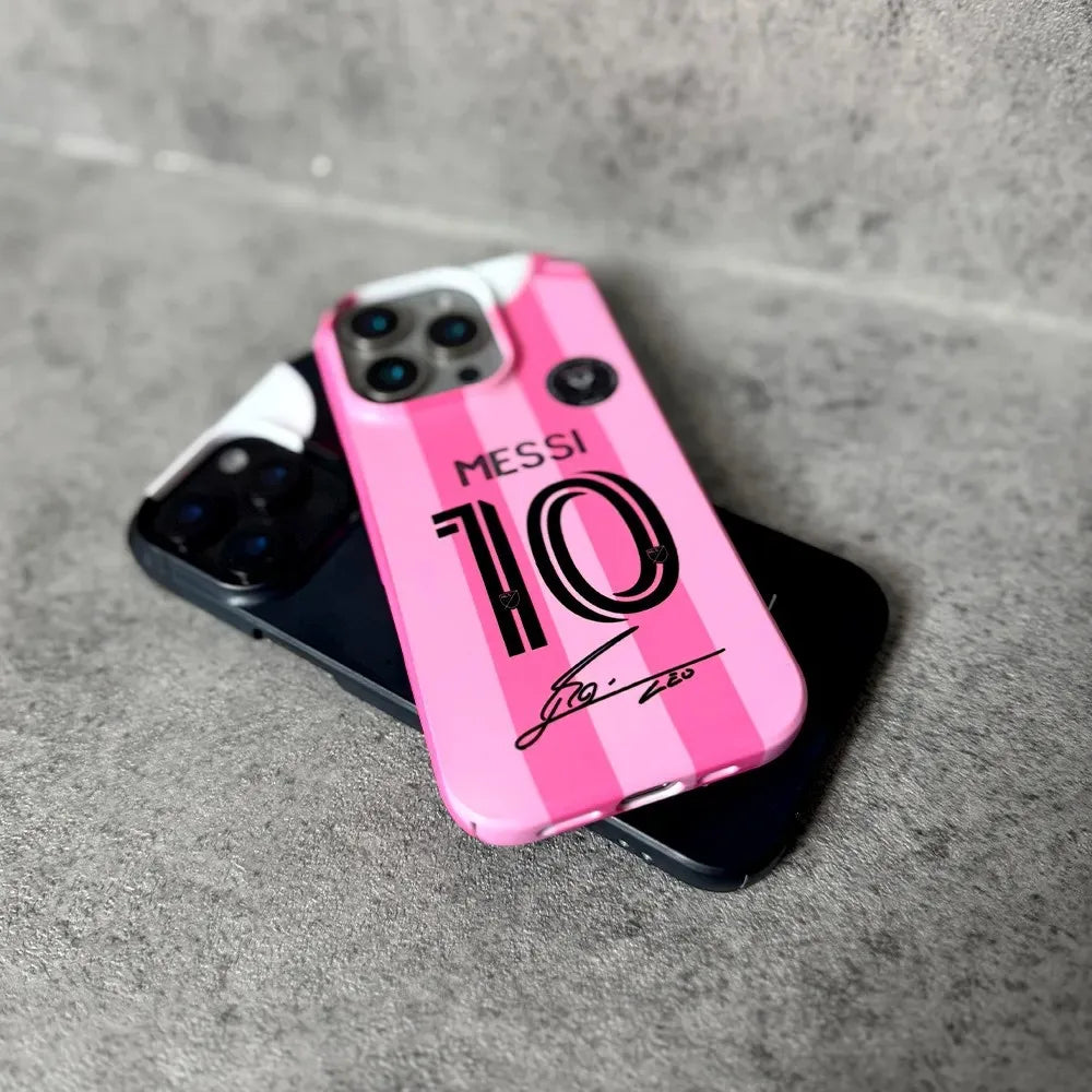 Messi Gloss Elite 🔥📱⚽ | Coque iPhone Fan Messi Finition Brillante – iPhone 11→17 | 2 Coloris