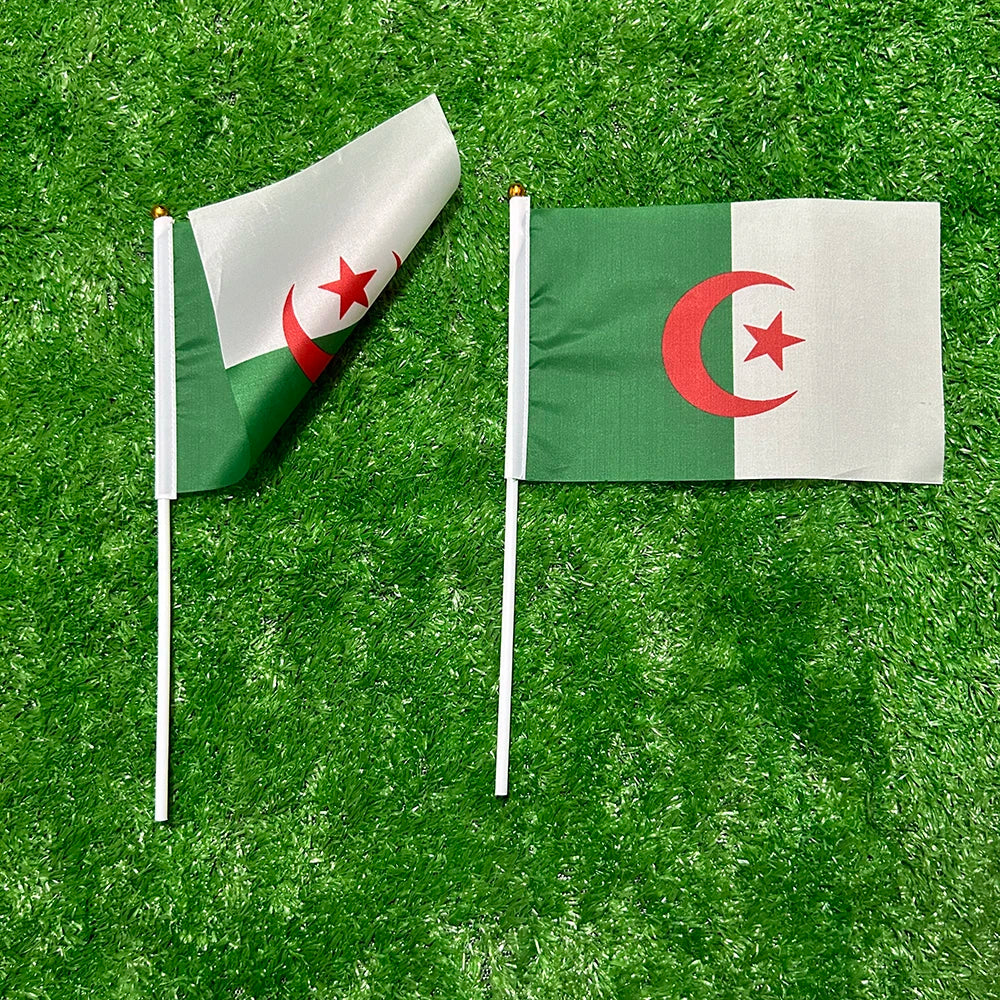 🇩🇿 Montre tes couleurs en tribune ! | Drapeau Algérie à Main 🔥