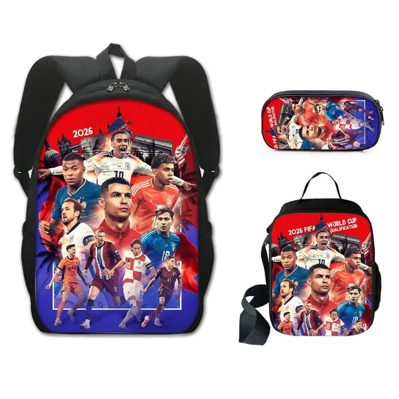 Sac à Dos Football 2026 🔥⚽ | Pack 3 Pièces pour Vrais Fans