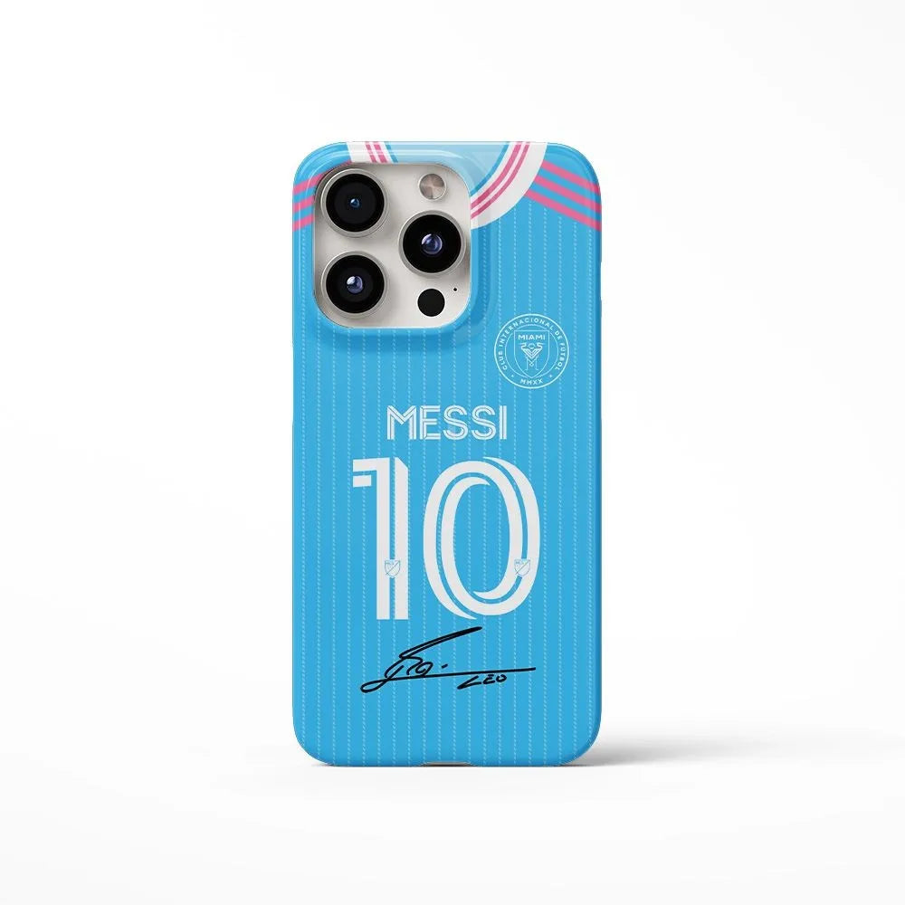 Messi Gloss Elite 🔥📱⚽ | Coque iPhone Fan Messi Finition Brillante – iPhone 11→17 | 2 Coloris