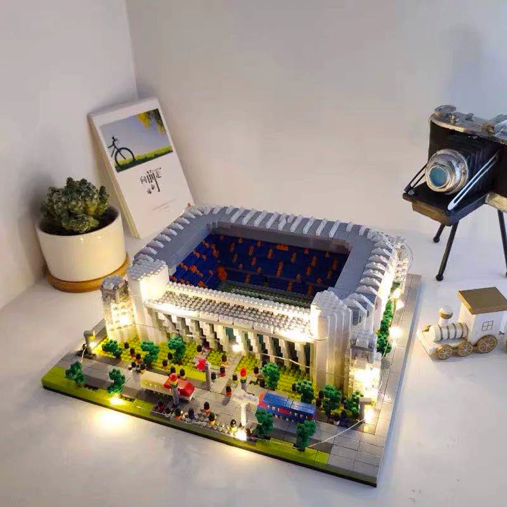 Mini Stade Football 3D 🔥🏙️ | Kit Construction Micro-Briques, 6 Stades, Version LED Disponible