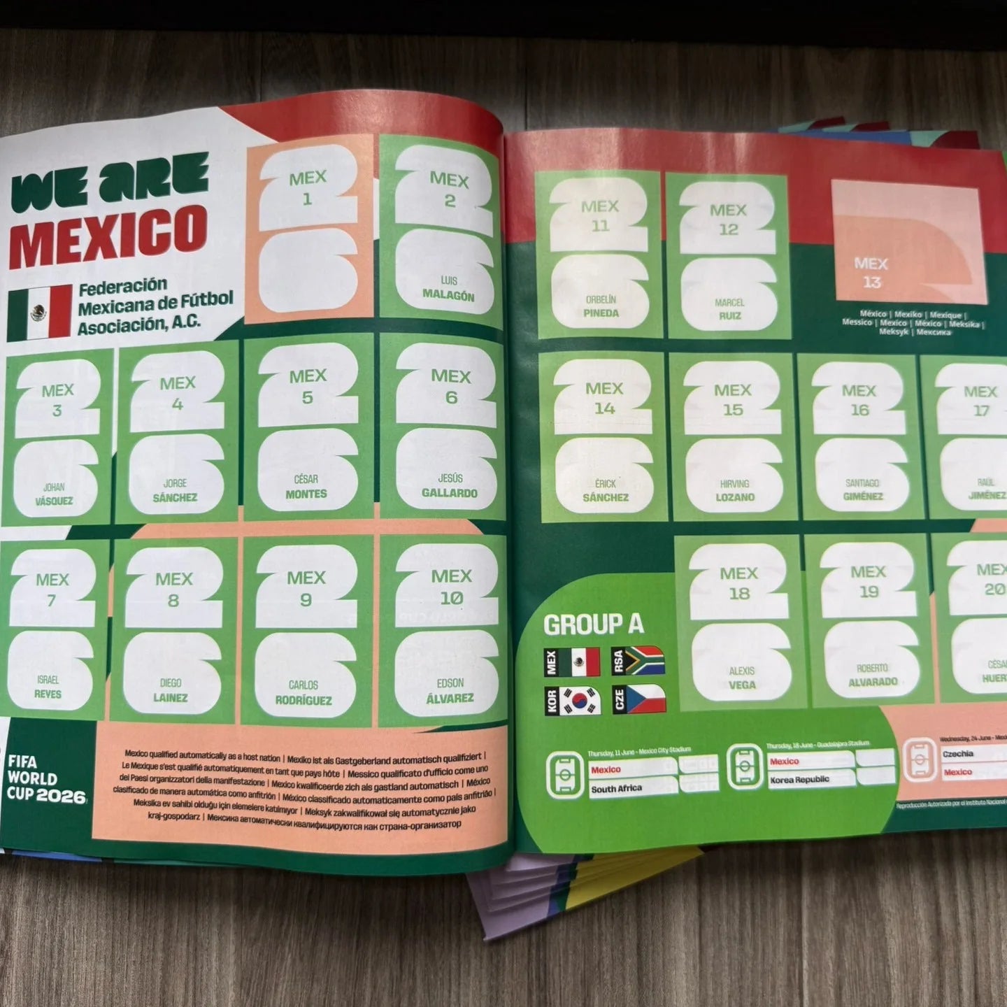 Album + 350 Autocollants Panini FIFA Coupe du Monde 2026 – Pack Complet
