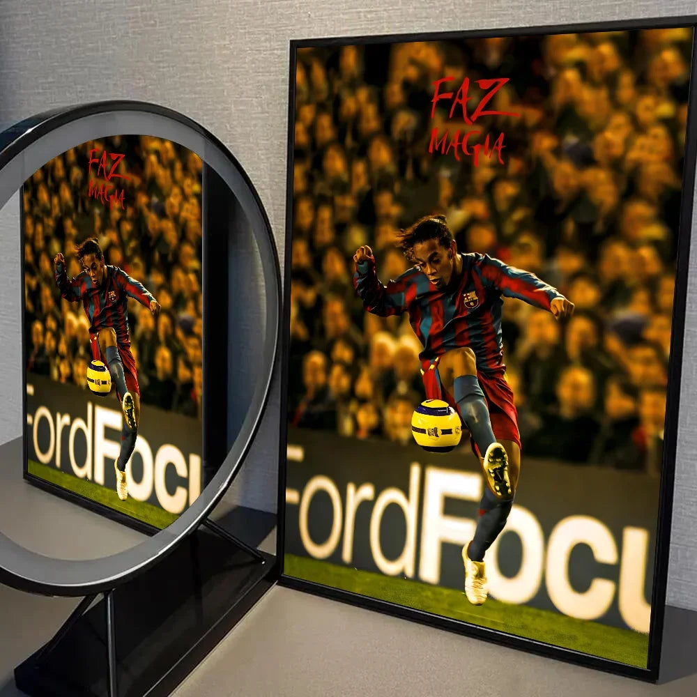Dinho Magic Wall Art 🔥✨🇧🇷 | L'Art Et La Magie Du Football