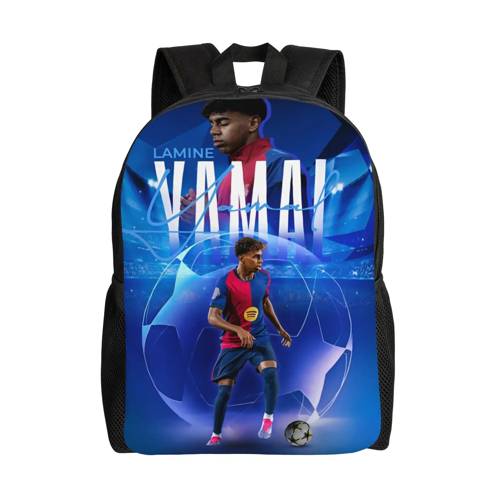 🎒⚽ Sac à Dos Lamine Yamal Soccer 19 | 24 Coloris | École Sport Voyage | Polyester Résistant | Unisexe
