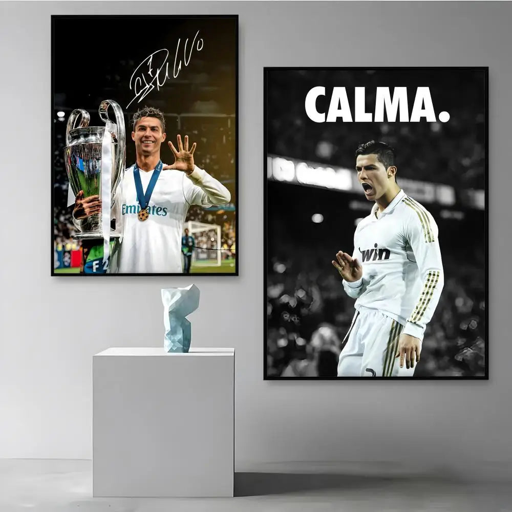 CR7 GOAT Wall Art 🔥🐐⚽ | La Grandeur d'une Légende Sur Ton Mur